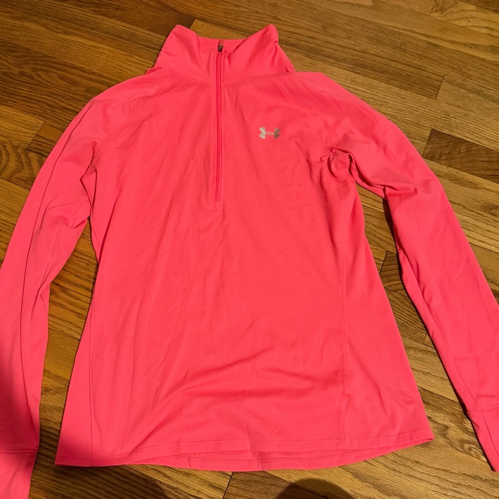 Under Armour Pink quart zip